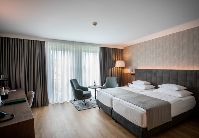 Ata-Albania Rogner Hotel 2 Superior Boulevard view Ata-Albania Rogner Hotel 2 Superior Boulevard view